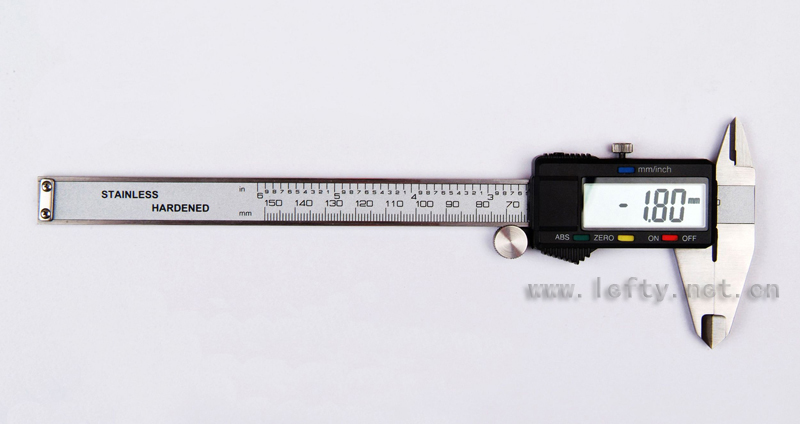 left-handed digital caliper(0-150-0.01mm）